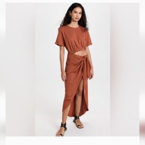 Free people Rae asymmetrical dress XS
